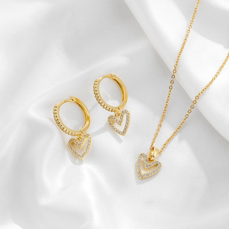 Idée cadeau Saint-Valentin 🎁 Bijoux Cœur Élégants – Or & Argent